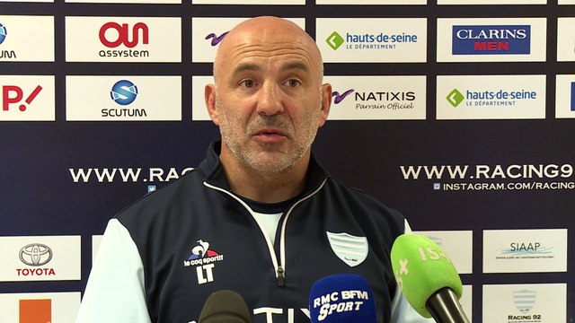 Top 14 Racing - MHR: conférence d'avant match de Laurent Travers