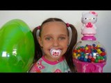 Bad Baby Victoria Gumballs Surprise Eggs Gross Annabelle & Crybaby Daddy Toy Freaks