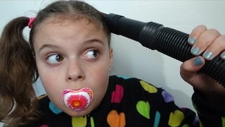 Bad Baby Victoria vs Hungry Vacuum Part 2 Annabelle Freak Daddy Toy Freaks