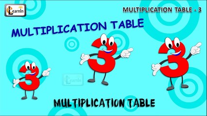 Multiplication tables 2 to 10 | Multiplication songs for children | elearnin
