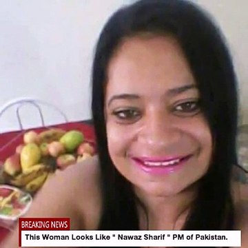 Viral video of Girl Looks like 'Pakistani Prime Minister Nawaz Sharif'