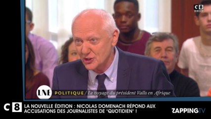 LNE : Nicolas Domenach revient sur la polémique de son voyage avec Manuel Valls, Twitter s’enflamme (Vidéo)