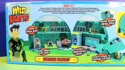Wild Kratts Tortuga Playset 2 Sided Playset Creature Power Disc Dispenser