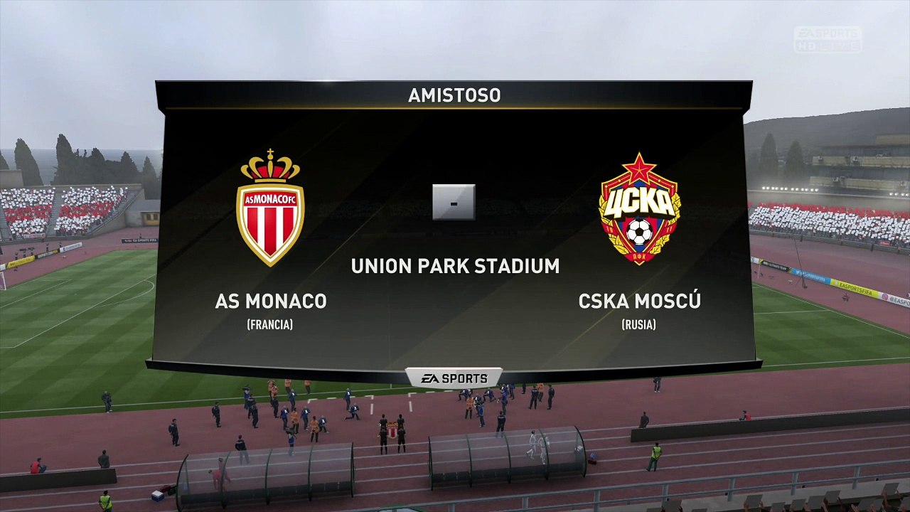 AS Monaco vs CSKA Moscú Fifa 17 Champions League Gameplay HD Full Match Partido completo