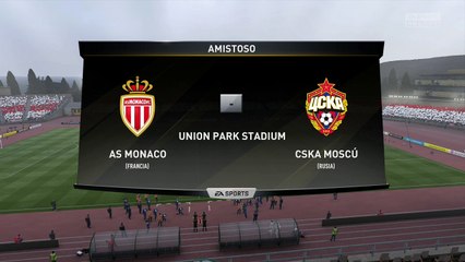 AS Monaco vs CSKA Moscú Fifa 17 Champions League Gameplay HD Full Match Partido completo