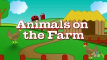 ANIMALS ON THE FARM | Nursery Rhymes TV. Wheels on the Bus. Toddler Preschool Baby Songs.