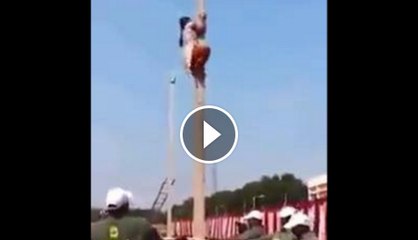 woman climbing at Khamba