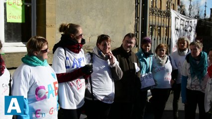 Les salariés du CAES de Charleville en grève