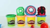 Play Doh Superheroes Kinder Surprise Eggs Kinder Toys & Nestle Magic Ball Spiderman, Green Lantern