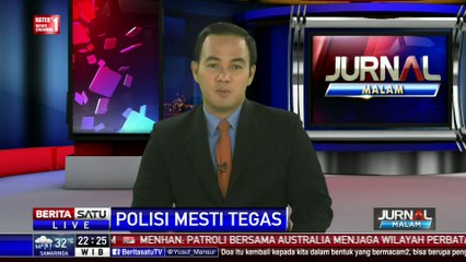 Aparat Kepolisian Bersorban Amankan Aksi Damai