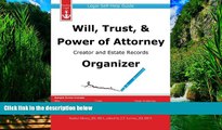 Big Deals  Will, Trust,   Power of Attorney Creator and Estate Records Organizer: Legal Self-Help