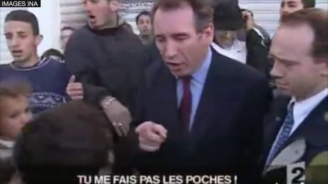 Les politiques et la banlieue : François Bayou gifle un enfant qui lui fait les poches