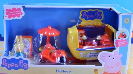 Peppa Pig Español | Carrito de helados Peppa Pig | Holiday Ice Cream Van (Bandai)