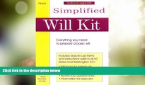 Big Deals  Simplified Will Kit: Prepare Your Own Will Without Using a Lawyer (Simplified Will Kit