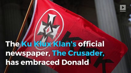 KKK's official newspaper endorses Donald Trump for president