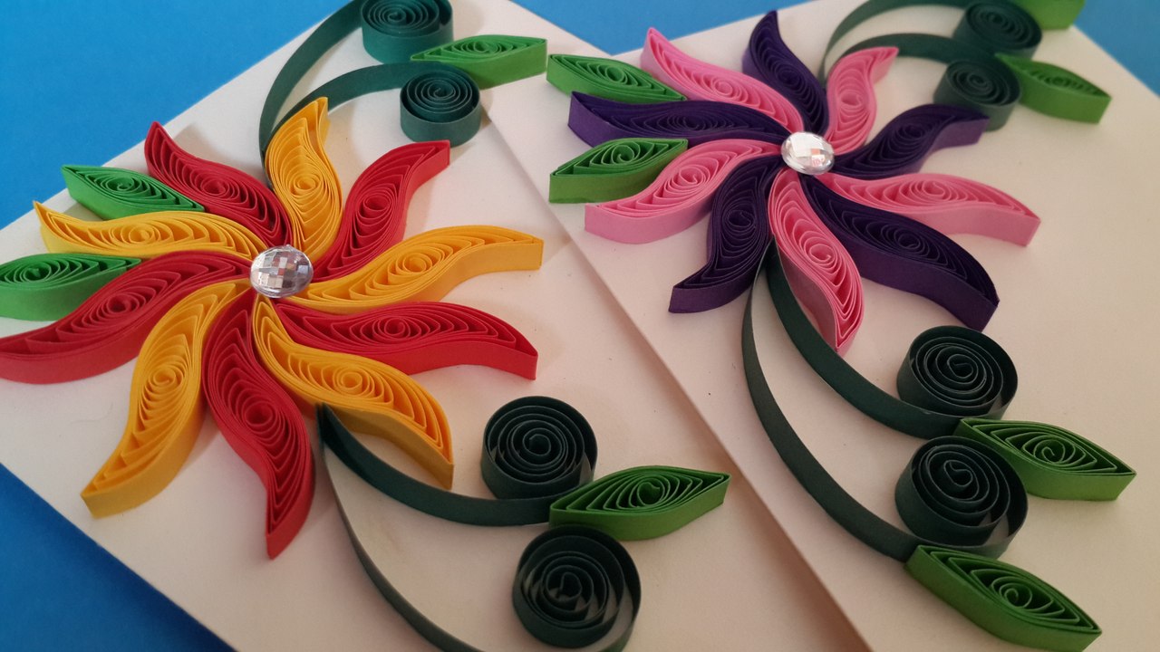 Paper quilling designer cash envelopes