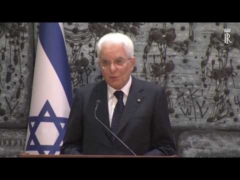 Israele - Gerusalemme. Dichiarazioni alla Stampa del Presidente Mattarella (31.10.16)