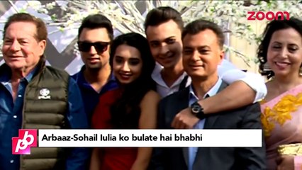 Download Video: Arbaaz, Sohail & Arpita Khan Call Iulia Vântur Bhabhi | Bollywood News