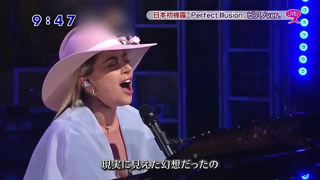 Lady Gaga performs “Perfect Illusion” Acoustic Live at Japanese TV show
