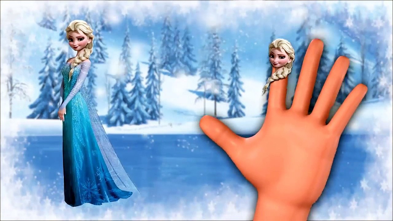 Frozen Finger Family Nursery Rhyme for Children