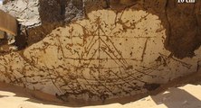 Mısır'da Duvara Yontulmuş 3800 Yıllık Tekne Resimleri Bulundu