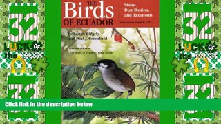 Big Deals  The Birds of Ecuador, Vol. 1: Status, Distribution, and Taxonomy  Full Read Best Seller