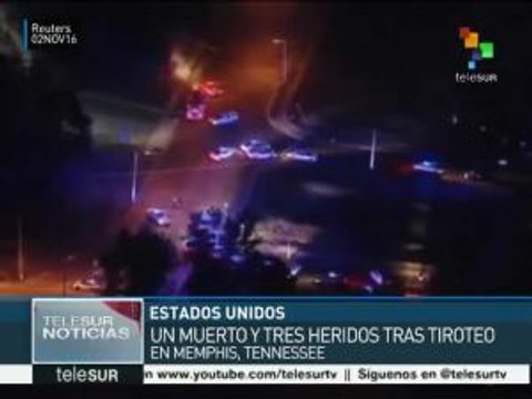 EEUU: tiroteo en Memphis deja un muerto y tres heridos