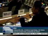 Venezuela presenta informe periódico ante Consejo de DDHH de la ONU