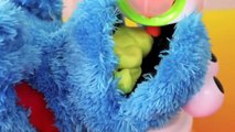 Cookie Monster Eats Play-Doh Ice Cream Count N Crunch Cookie Monster Eats Ice Cream Cone Machine