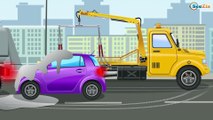 Car Cartoon for kids | The Tow Truck helps Cars and Trucks in the town | Video for kids Episode 25