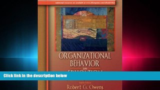 eBook Here Organizational Behavior in Education: Adaptive Leadership and School Reform, Eighth