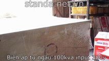 BIEN AP TU NGAU 100KVA STANDA CHẠY ÊM ĐỦ CÔNG SUẤT GIÁ TỐT