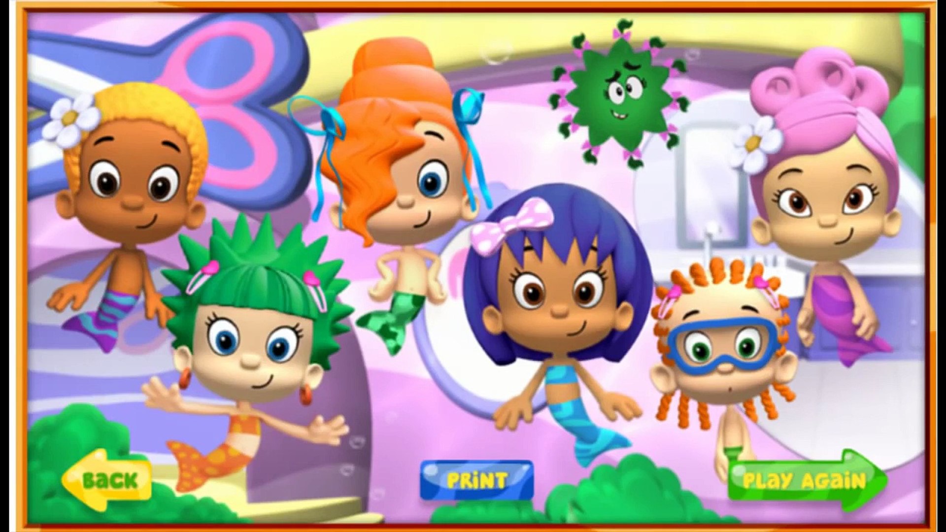 Bubble Guppies Games For Kids Good Hair Day Happy Valentines Play - Vidéo  Dailymotion