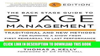 [Ebook] The Back Stage Guide to Stage Management, 3rd Edition: Traditional and New Methods for