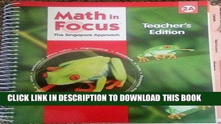 [Ebook] Math in Focus: Singapore Math: Teacher s Edition, Book A Grade 2 2009 Download online