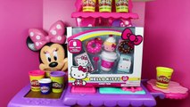 Play Doh Hello Kitty Donuts キャラクター練り切り ハローキティ Minnie Mouse Kitchen Cupcakes DisneyCarToys