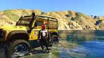 Спайдермен и Супер Экстремальное путешествие на Джипах по воде , веселый мультик игра для детей