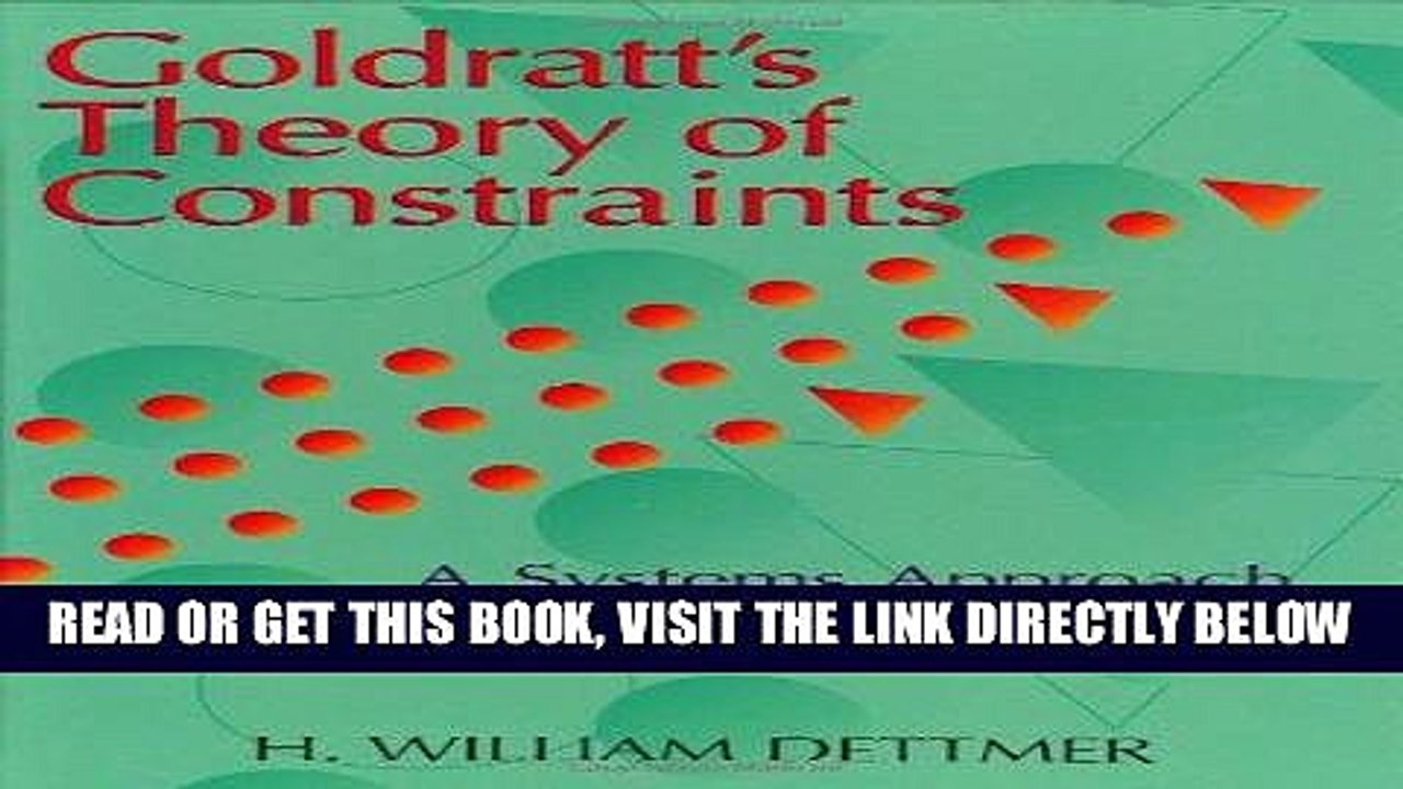 [DOWNLOAD] PDF Goldratt s Theory of Constraints: A Systems Approach to Continuous Improvement