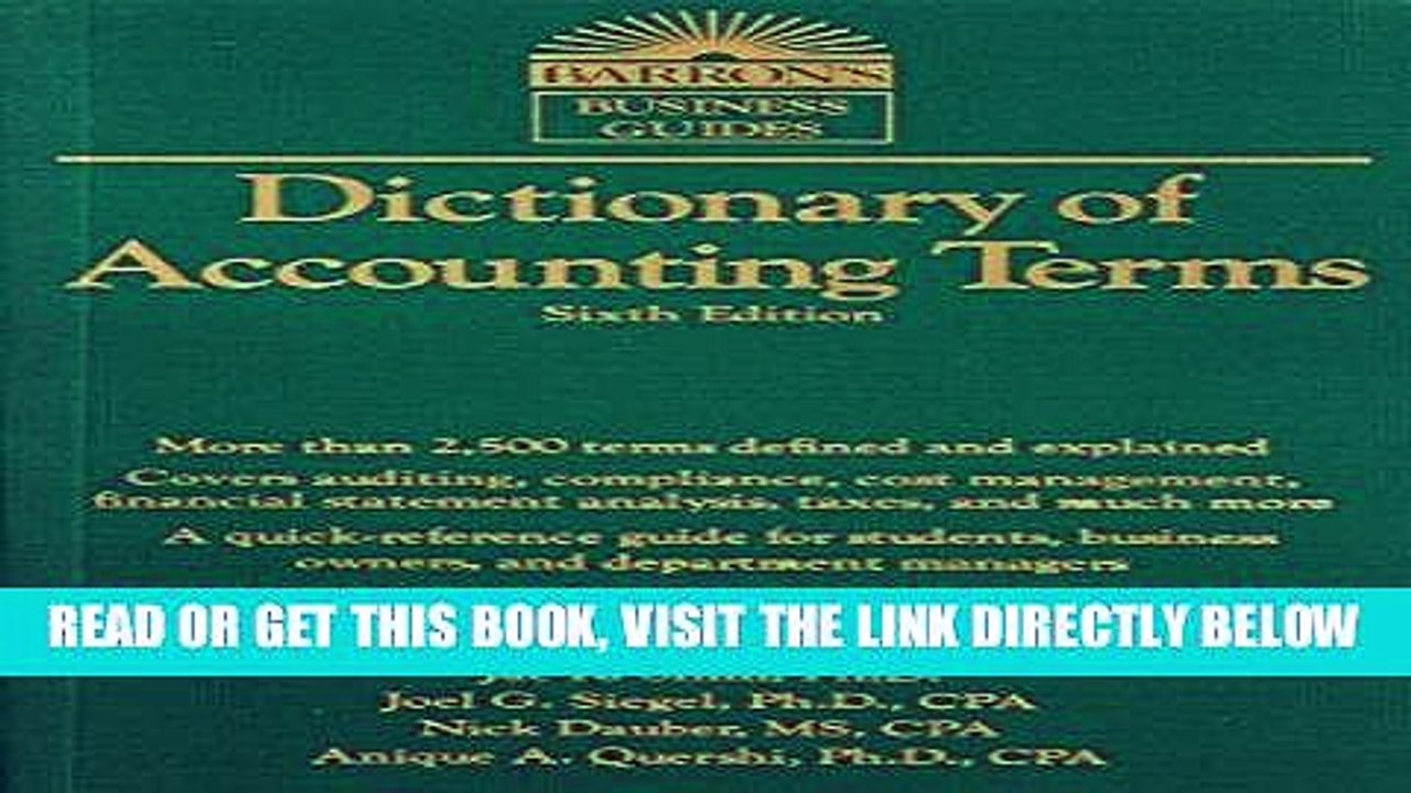 [BOOK] PDF Dictionary of Accounting Terms (Barron s Business Dictionaries) Collection BEST SELLER