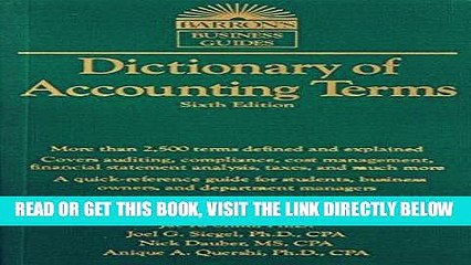 [BOOK] PDF Dictionary of Accounting Terms (Barron s Business Dictionaries) Collection BEST SELLER