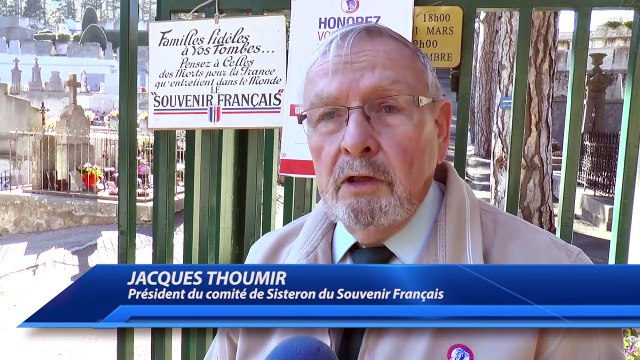 Sisteron : L'association du Souvenir Français honore la mémoire des défunts