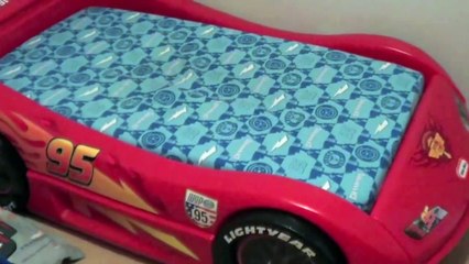 Toddler Cars Bed Assembly Instructions Disney Lightning McQueen Little Tikes Race Car Bed