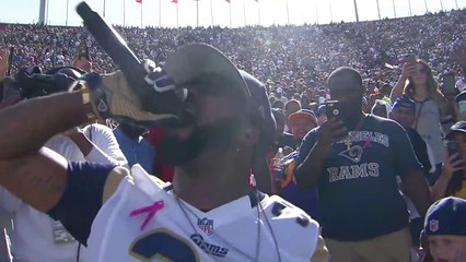 Problem "My Squad" (LA Rams Anthem) Live @ NFL Week 5 (Los Angeles Rams vs Buffalo Bills), Memorial Coliseum, Los Angeles, CA, 10-09-2016