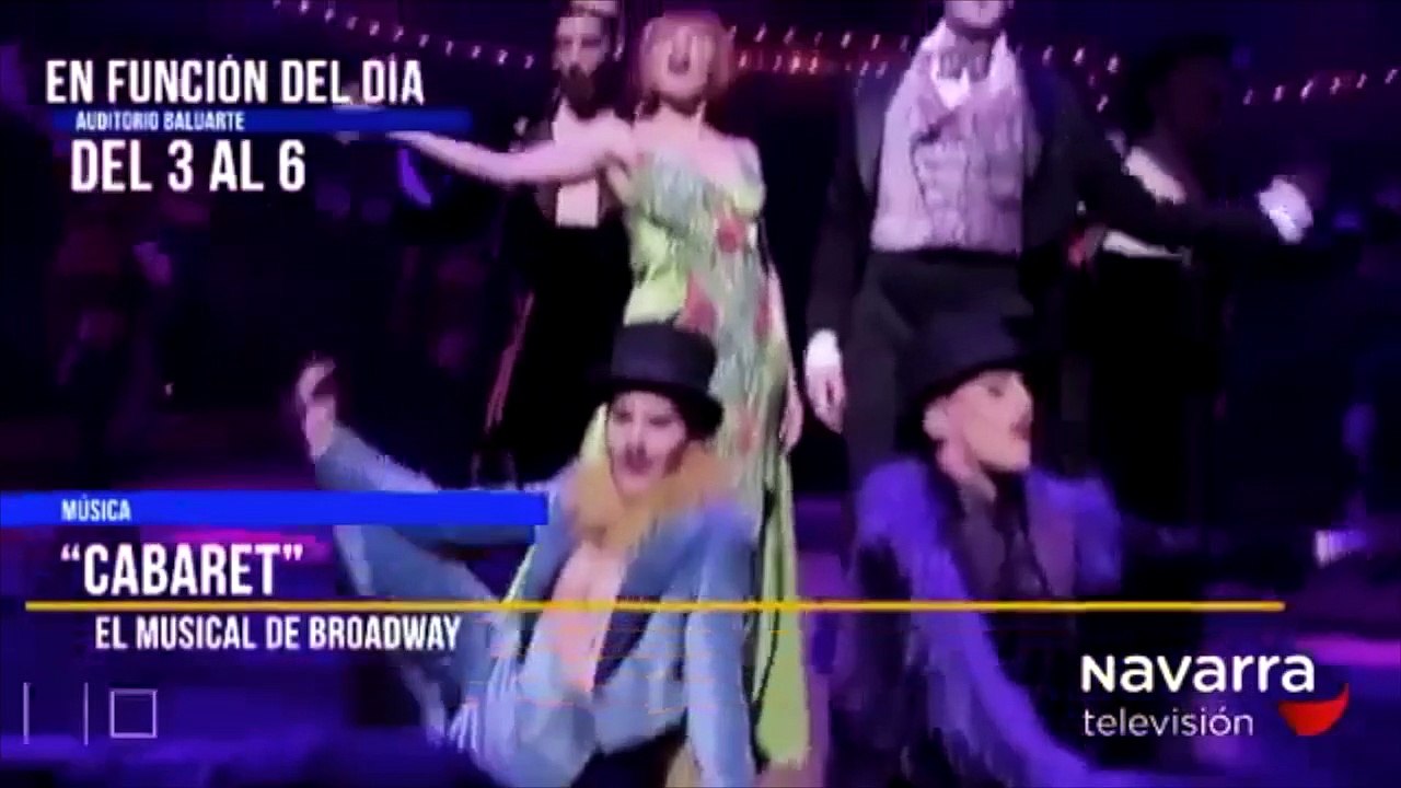 Alejandro Tous. Mención del musical "Cabaret" en Navarra TV