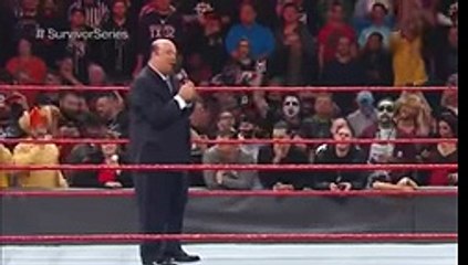 Paul Heyman and Rusev confronted Goldberg - WWE Raw 31 october 2016