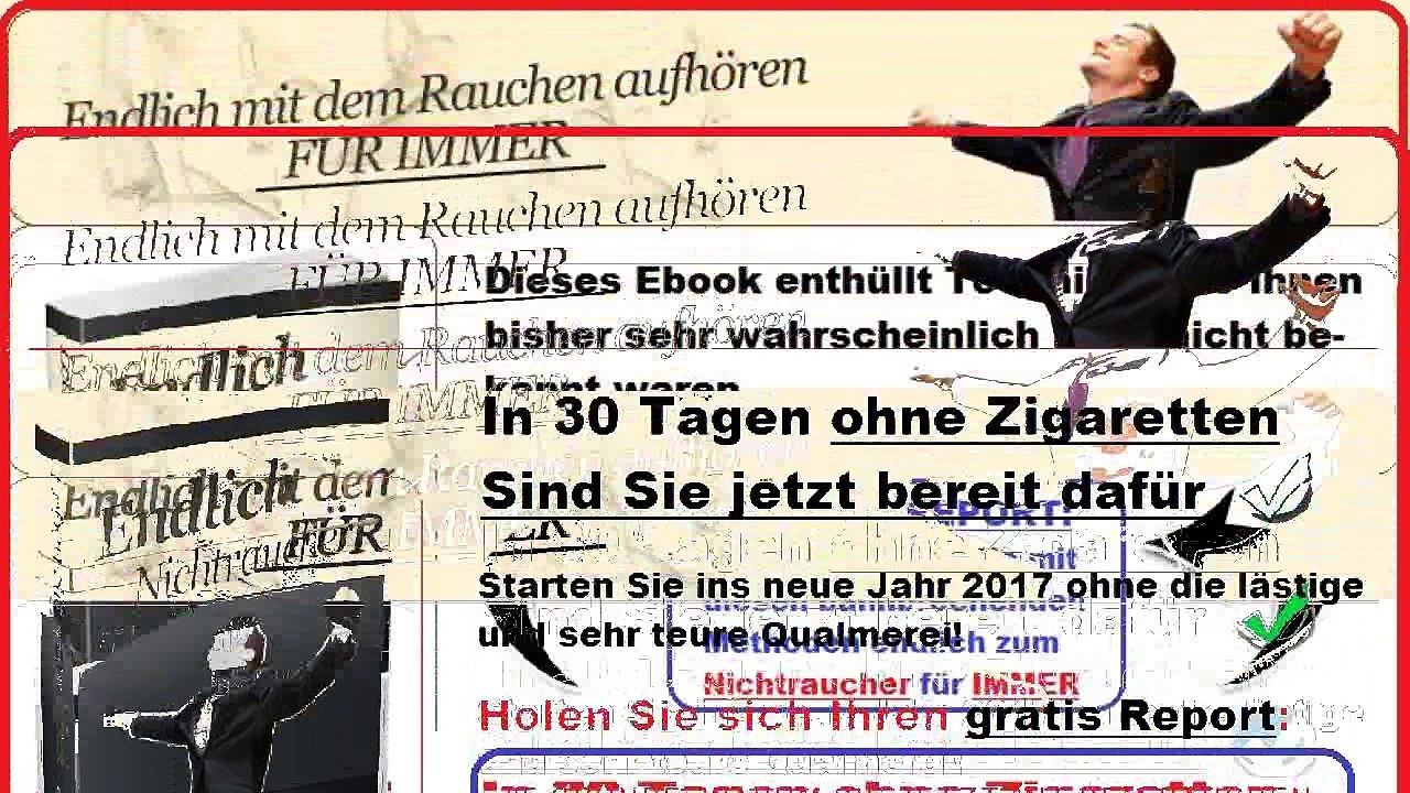 In 30 Tagen zum Nichtraucher