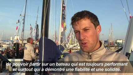 Vendée Globe: Paul Meilhat, serein avant le départ