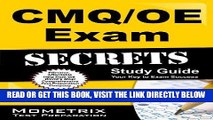 [DOWNLOAD] PDF CMQ/OE Exam Secrets Study Guide: CMQ/OE Test Review for the Certified Manager of