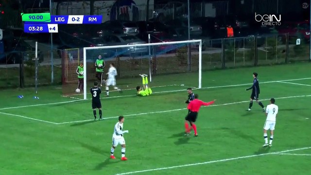 Boulette de Luca Zidane face au Legia Varsovie en Youth League