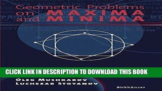 Ebook Geometric Problems on Maxima and Minima Free Download